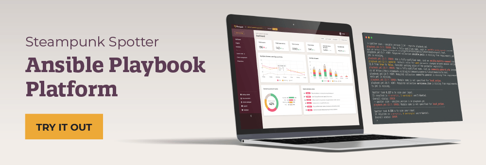 Steampunk Spotter Ansible Playbook Platform - Try it out