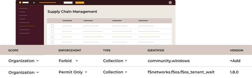 Supply chain management